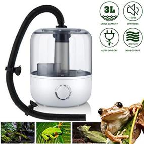 img 3 attached to 🦎 Enhance your Reptile Habitat with the Reptile Fogger Terrariums Humidifier Fog Machine Mister - Perfect for Paludariums, Vivariums, Reptiles, Amphibians, and Herps (White)