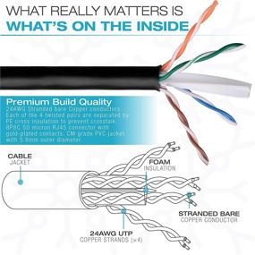 img 1 attached to Mediabridge Ethernet Cable (5-Pack - 3 Feet) - Supports Cat6 / Cat5E / Cat5 Standards