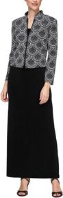 img 4 attached to Alex Evenings Womens Plus Size Mandarin Women's Clothing