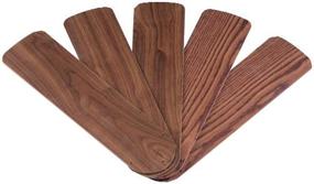 img 3 attached to 🔧 Enhance Your Ceiling Fan with Westinghouse Lighting 7741500 52-Inch Oak/Walnut Replacement Fan Blades - Five-Pack
