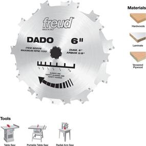 img 3 attached to 🔍 Review: Freud 6" x 10T Pro Dado Set (SD206) - A Comprehensive Analysis