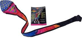 img 4 attached to 🧦 Get Groovy with Fun Gripper Tie Dye Fling Sock Toss Game and Game Booklet (Original) - 29.0 inch Fun for All!