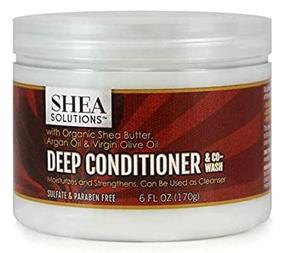 img 3 attached to 💆 Shea Solutions 6oz Deep Conditioning Co-wash for Improved Hair Health