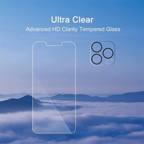 img 1 attached to 💎 Ailun 2 Pack iPhone 13 Pro Max Screen Protector [6.7 inch] Display 2021 with 2 Pack Tempered Glass Camera Lens Protector - HD, 9H Hardness