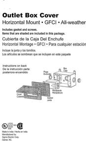 img 1 attached to 📦 Sigma Electric 1 Gang Horizontal Electrical Junction Box - Model 14249WH