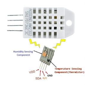 img 3 attached to 🌡️ DHT22 Digital Temperature and Humidity Sensor: Aideepen AM2302 for Arduino - Enhanced Replacement for SHT15 and SHT11 Sensors