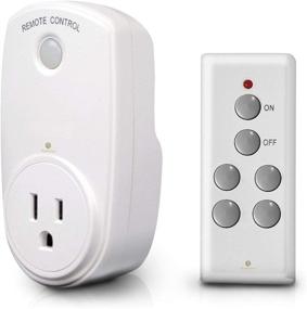 img 4 attached to 🔌 SunGrow Wireless Remote Control Electrical Outlet Switch, Socket Size 2 x 4 x 2 Inches, Powerful RF Signal with 100 Feet Coverage Range, White, Pack of 1