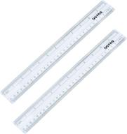 📏 versatile plastic ruler for accurate inch measurements: ideal for tests, measuring, and inspections логотип