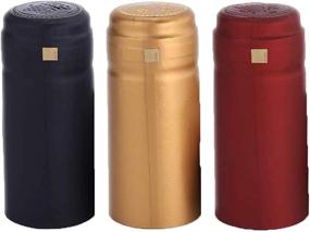 img 4 attached to PVC Heat Shrink Capsules for Wine Bottles - Pack of 120, 3 Colors (Black, Red, Gold) - Ideal for Professional Wine Cellars & Home Use - BGMAXimum Shrink Wrap Cork Capsules