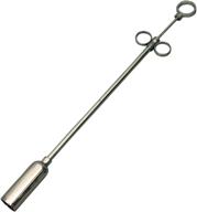 🐄 neogen metal balling gun 16-inch: farmer's steel head with 1-inch diameter and clips - efficient veterinary tool for livestock care logo