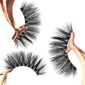 img 2 attached to 👀 JIMIRE High Volume Fluffy 3D False Eyelashes Bundle - 5 Pairs