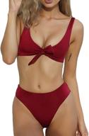 🩱 padded bandage bathing suit for women by qinsen logo