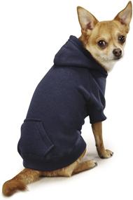 img 3 attached to 🐶 Cotton Basic Dog Hoodie by Casual Canine