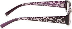 img 2 attached to 👓 Foster Grant Women's Carla 1014161-250.FGU: Stylish Rectangular Reading Glasses for Women