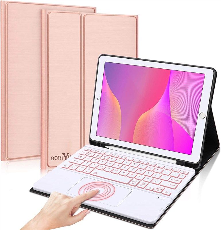 keyboard touchpad boriyuan detachable trackpad tablet accessories for bags, cases & sleeves 로고