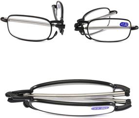 img 2 attached to Compact Foldable Readers: SOOLALA Superlightweight Mini Reading Glasses