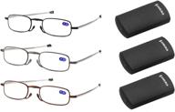 compact foldable readers: soolala superlightweight mini reading glasses logo