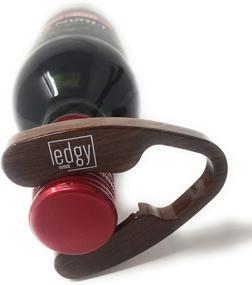 img 2 attached to 🍷 Edgy Wine Premium Wine Foil Cutter in Engraved Gift Box - Ideal Wine Bottle Opener for Wine Lovers, with Exquisite Wood Grain Finish