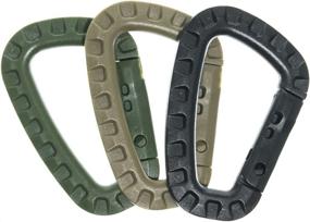 img 2 attached to Tactical Carabiner Keychain Carabiners Lightweight