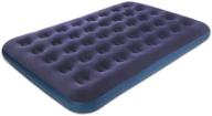 🏕️ portable full size air mattress with flocked top - ideal for tent camping, home, travel, and backpacking logo