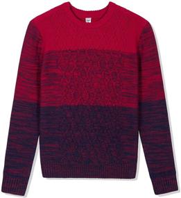img 3 attached to 👕 BOBOYOYO Sweater Sleeve Round Pullover: Stylish Boys' Clothing for Trendy Sweaters
