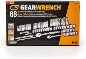 img 3 attached to 🔧 Полный набор инструментов GEARWRENCH 68 шт. 1/4" и 3/8" - 6 и 12-гранные, стандартные и глубокие, дюймовые/метрические - 83000