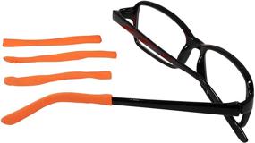 img 3 attached to Enhance Your Eyewear with Soft Temple Tip Sleeves in Vibrant Colors - TWO PACK!