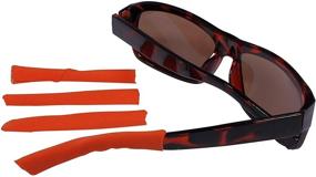 img 1 attached to Enhance Your Eyewear with Soft Temple Tip Sleeves in Vibrant Colors - TWO PACK!