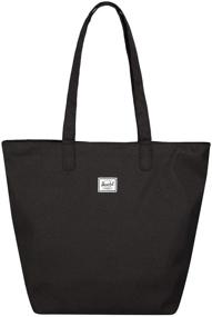 img 4 attached to 👜 Herschel Mica Tote Bag Black, Size: One