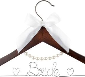 img 3 attached to SEO-friendly Wedding Dress Hanger: Bridal Shower Steel Wire Hanger