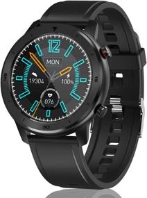 img 4 attached to ⌚ KKUYI Smart Watch: Multiple Dial Styles, Heart Rate Monitor, Blood Pressure + Blood Oxygen Tracker, IP68 Waterproof 1.3" Touch Screen, Activity Tracker + Sleep Monitor