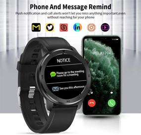 img 1 attached to ⌚ KKUYI Smart Watch: Multiple Dial Styles, Heart Rate Monitor, Blood Pressure + Blood Oxygen Tracker, IP68 Waterproof 1.3" Touch Screen, Activity Tracker + Sleep Monitor