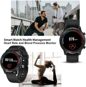 img 2 attached to ⌚ KKUYI Smart Watch: Multiple Dial Styles, Heart Rate Monitor, Blood Pressure + Blood Oxygen Tracker, IP68 Waterproof 1.3" Touch Screen, Activity Tracker + Sleep Monitor