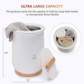img 1 attached to 🔥 COMFIER Towel Warmer Bucket: Quick Hot Towels in 10 Minutes, Fits 2 Oversize Towels, Auto Shut Off