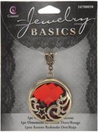 💎 cousin jewelry basics: stunning 1-piece round accent in gold/red - enhance your style! logo