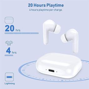 img 1 attached to Наушники Bluetooth, отменяющие водонепроницаемые наушники