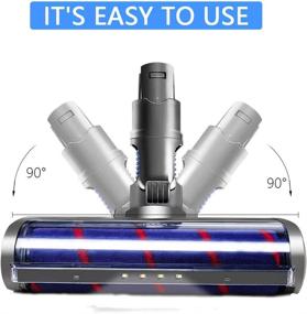 img 3 attached to 🧹 High Quality Soft Roller Cleaner Head for Dyson V6 Cordless Stick Vacuum with LED Headlight