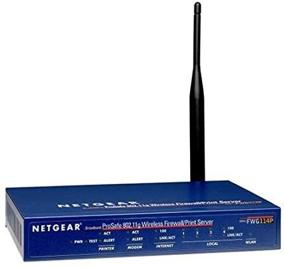 img 1 attached to 🔒 NETGEAR FWG114P ProSafe 802.11g Беспроводной VPN-Файерволл с USB-сервером и 4-портовым коммутатором 10/100: Повысьте безопасность и подключаемость сети.