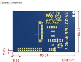 img 2 attached to 📺 XYGStudy 3.2 inch Resistive Touch Screen TFT XPT2046 LCD: Compatible with Raspberry Pi (Pi 1 2 3) Model B B+ A+ Raspbian Video Photo System