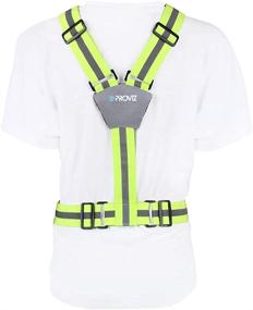 img 1 attached to 🔶 High Visibility Safety Belt, Reflective Yellow - Proviz Flexiviz