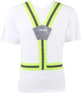 🔶 high visibility safety belt, reflective yellow - proviz flexiviz логотип