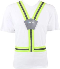 img 2 attached to 🔶 High Visibility Safety Belt, Reflective Yellow - Proviz Flexiviz