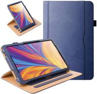 grifobes samsung galaxy tab a7 10.4 case 2020 tablet leather case with pencil holder - 📱 full protection, multi-angle viewing, folio stand - blue - compatible with samsung tab a7 10.4 inch sm-t500/t505/t507 logo