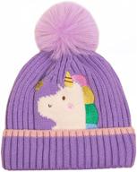 little winter sequin unicorn toddler girls' accessories and cold weather logo
