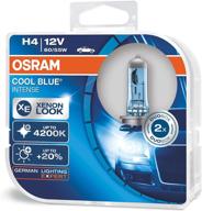 🚗 osram cool blue intense (cbi) лампы h4/9003 - 2 штуки в упаковке: улучшенное освещение для вашего автомобиля логотип