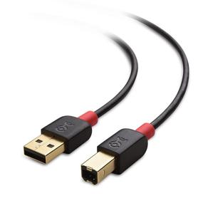 img 1 attached to 🔌 Комплект из трех кабелей Cable Matters USB/USB-принтер 6 футов - Универсальный USB A-B кабель для принтеров, MIDI-контроллеров, клавиатур и многогое другого - 6 футов.