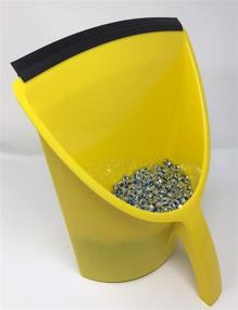 img 3 attached to 🧹 Yellow Large Capacity Heavy Duty Dust Pan - Handy Pan: Made in USA! Perfect for Home, Shop, and Garage