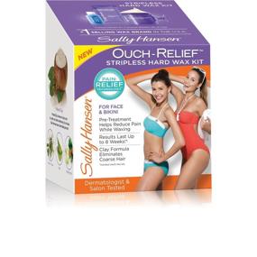 img 1 attached to 💆 Sally Hansen Ouch-Relief Face & Body Wax Kit (1-Pack)