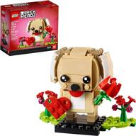 brickheadz valentines puppy 40349 pieces logo