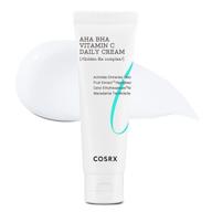 🌟 cosrx aha bha vitamin c daily cream: brightening, anti-aging face cream for natural plumping and radiant skin (1.69 fl. oz / 50ml) logo